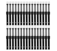 Abaodam Convertisseur D'encre pour Stylos-plumage Noir en Plastique, Remplissage Propre et Rechargeable, Pack de 50 Pièces pour Accessoires de Piston de Stylo-plume
