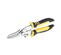 Abaodam Coupe Cable Légers en Acier Inoxydable Multifonction Mécanisme à Ressort, Ciseaux D'électriciens et Pince à Gaufrer pour Professionnels et Amateurs DIY