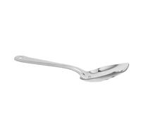 Abaodam Cuillère Perforée en Acier Inoxydable 304 Grosse Taille, Ustensile Multi-usage Fentes, pour Buffets et Grands Repas, Cuillère de Service Argentée Solide