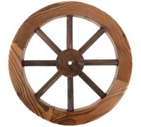 Abaodam Décoration Murale Vintage en Bois de Roue, Finition Délicate, Facile à Installer, pour Présent de Pendaison de Crémaillère ou Décoration Intérieure Plusieurs styles