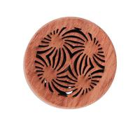 Abaodam Diffuseur en Bois Marron pour Voiture Pince Parfumée, Désodorisant Intérieur et Accessoire Décoratif Air Frais et Confortable