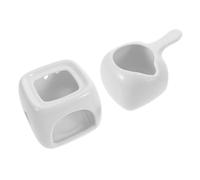 Abaodam Diffuseur en céramique pour encens blanc, brûleur d'arômes avec diffusion prolongée, accessoire pour cadeaux de pendaison de crémaillère et spa