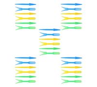 Abaodam Ensemble de 15 Mini Plantoir de Jardin en Plastique Poignée Ergonomique, Outils pour Repiquage Précis de Plants et Semis, pour Jardins Domestiques