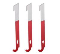 Abaodam Ensemble d'Outils Apicoles en Acier Inoxydable 3 Pièces, Levier et Grattoir Ergonomiques pour Cadres de Ruche, Adapté à L'Apiculture et Entretien des Ruches