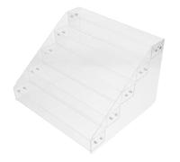 Abaodam Étagère à Épices Acrylique Verticale 5 Niveaux pour Armoire Cuisine, Organiseur Élégant et Moderne Maximisant l'espace de Rangement Facile D'accès
