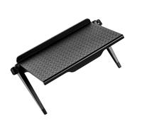 Abaodam Étagère Noire en Plastique Support Finition Soignée pour Écran D'ordinateur pour Rangement -Dessus de L'écran