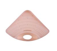 Abaodam Étagère Triangulaire pour Salle de Bain Cuisine, Porte-éponge Pratique en Matériau Résistant, Support de Rangement Compact pour Lavabo et Évier