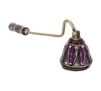 Abaodam Éteignoir à Mèche Rétro en Alliage de Zinc pour Bougies, Extinction Sécurisée Flamme Design Vintage pour Décoration et Sécurité des Fêtes