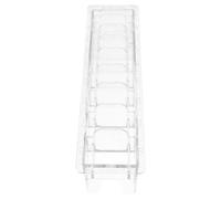 Abaodam Étui de Rangement pour Peigne Limite de Tondeuse à Cheveux en Plastique Ps 10 Compartiments, Accessoire Coiffure Polyvalent pour Organisation et Protection