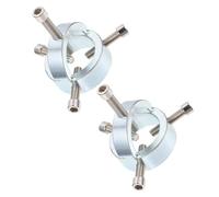 Abaodam Extracteur de Roue de Ventilateur pour Hotte en Acier Argenté, Outil de Démontage Rapide et Simple, Lot de 2 Pièces pour Appareils Électroménagers