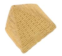 Abaodam Figurine de Pyramide en Résine Dorée, Miniature Décorative pour Bureau et Aménagement de Jardin Miniature, Souvenir Thématique de L'Égypte Antique