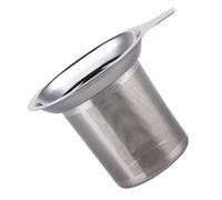 Abaodam Filtre à Thé Maille Fine avec Poignée en Acier Inoxydable Repose sur Bord de Tasse, Compatible Lave-vaisselle, pour Maison Cuisine