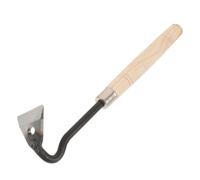 Abaodam Grattoir à Écorce d'arbre avec Manche Bois et Lame Courbe | Entretien des Troncs et Fruitiers, Usage Après Taille, Acier et Bois, Format Compact, pour Seniors