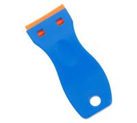 Abaodam Grattoir Plastique Double Tête Multifonction pour Enlever la Colle et Autocollants, Lame en Acier Inoxydable, pour Films Teintés et Surfaces Délicates