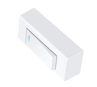 Abaodam Interrupteur Mural Unipolaire Compact 10A 220V Bouton-Poussoir Simple Pour Lampe Domestique Accessoire Maison À Suspension 500W