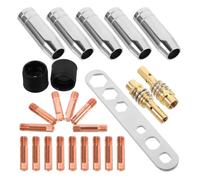 Abaodam Kit D'accessoires pour Soudeur Accessoires pour Torches de Soudage Cuivre Connexion Précise Accessoires Polyvalents pour Torche de Soudage à Gaz Pièces D'outils