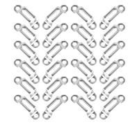 Abaodam Kit de Fixation Semi-ouvert en Acier Inoxydable Connecteurs Invisibles pour Meubles, Installation Facile, pour Assemblage de Meubles et Armoires