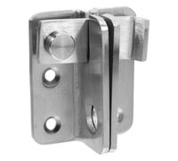 Abaodam Loquet de Porte à Bascule en Acier Inoxydable Argenté, Verrou Antieffraction Robuste pour Portail, Utilisation Polyvalente, Style Simple et Élégant