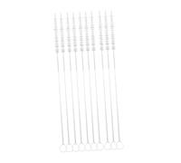 Abaodam Lot de 10 Brosses à Paille en Acier Inoxydable et Nylon pour Nettoyage des Bouteilles et Pailles, sans Abrasif, pour Usage Domestique Bébé