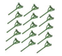 Abaodam Lot de 100 Set de Épingles à Ornement Triangle en Plastique Vert, Épingles de Sûreté pour Broche à Fleurs, Accessoires DIY pour Boutonnière Mariage et Décoration Festive