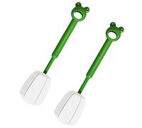 Abaodam Lot de 2 Brosses à Bouteille en Plastique et Éponge, Brosse de Nettoyage Réutilisable pour Tasse, Forte Puissance de Nettoyage, sans Déformation, Cuisine Quotidienne