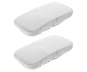 Abaodam Lot de 2 Housses de Fauteuil de Bureau en Polyester Coussins en Mousse à Mémoire pour Accoudoirs, Protection Confortable pour Coudes et Avant-Bras, Compatible Universellement