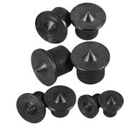 Abaodam Lot de 8 Goupilles de Centrage à Tourillon en Acier Carbone Noir, Guide de Perçage pour Mobilier en Bois, Outil de Localisation Précis pour Assemblage de Meubles, Outillage