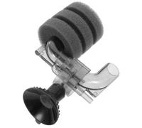 Abaodam Mini Filtre à Éponge pour Aquarium Filtration Bio et Pompe à Air Silencieuse en Plastique Noir pour Petit Bassin Aquatique Couleur Aléatoire