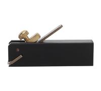 Abaodam Mini Rabot Manuel en Bois avec Fond Plat en Acier, Outil Ergonomique de Finition pour Travaux de Menuiserie et Trimming en Déplacement