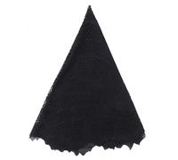 Abaodam Nappe Ronde D'halloween en Maille Dentelle Noire Motif Toile D'araignée, en Fibre de Polyester Résistante, pour Fête et Décoration de Table