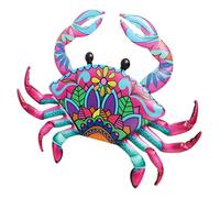 Abaodam Ornement Crabe Fer Décoration Murale Pendentifs Scènes Ornements Muraux Pour Maison Artisanat Métal Pour Jardin