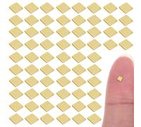 Abaodam Outils de soudure pour bijoux en cuivre plaqué or 150 pcs 2 x 2 mm, forte connexion, haute conductivité, faciles à souder, pour réparation de bijoux et loisirs créatifs