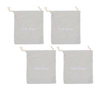 Abaodam Paquet en Tissu pour Sèche-Cheveux Cordon de Serrage Anti-Rayures, Lot de 4 Pièces, Rangement Voyages