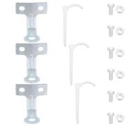 Abaodam Piquet de Fixation pour Parasol Chauffant de Terrasse, Métal | Stabilité Renforcée, Résistance au Vent, Installation Rapide, Protection du Sol, pour Porche et Cour