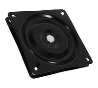 Abaodam Plateau Tournant en Fer Noir pour Meubles Rotation Multidirectionnelle Pratique, Adapté pour Tabourets de Bar et Supports TV Le Mobilier