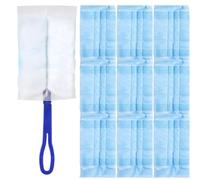Abaodam Plumeau Électrostatique pour Nettoyage à Domicile avec Poignée en Pp et Fibres Solide, Outil pour Dépoussiérer Stores et Bandes Décoratives