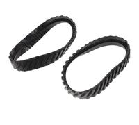 Abaodam Pneus Caoutchouc 2pcs pour Robot Nettoyeur Piscine Zodiac MX8 Accessoires pour Nettoyage Automatique en Piscine Domestique et Professionnelle