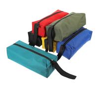 Abaodam Pochettes à Outils Portable en Tissu Oxford Lot de 6 Imperméable avec Fermeture Éclair, Petite Trousse à Outils pour Électricien et Plaquiste
