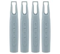 Abaodam Poignées de Pelle à Poussière en Plastique 4pcs Installation Facile et Construction Robuste, Accessoires pour Balais pour Vadrouille et Nettoyage Sol