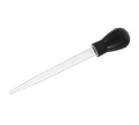 Abaodam Poire à Jus Noire Outil Cuisine en Caoutchouc Thermoplastique et Polystyrène Réutilisable pour Badigeonner Viande et Poulet Rôti pour Injecteur de Marinade Lors Cuisson
