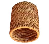 Abaodam Porte-Stylo En Rotin Tissé Main Cylindrique Rangement Six Gentlemen Pour Accessoires Cérémonie Du Thé Restaurant Mariage 4X3.1X4 Pouces