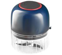 Abaodam Presse-ail Électrique 300ml Multifonction en Abs et Acier Inoxydable pour Écraser Ail et Gingembre, Ustensile Cuisine Pratique pour Usage Cuisine