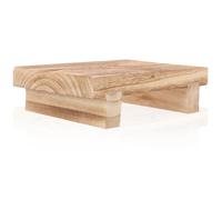 Abaodam Repose-Pieds en Bois de Paulownia Cuisine et Chambre, Tabouret Stable et Ergonomique pour Adultes et Garçon et Filles, Soulage Le Stress Assis