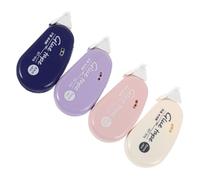 Abaodam Ruban Adhésif Double Face Transparent Pastilles Adhésives Faciles à Déchirer et Coller 4pcs en Pet pour Scrapbooking et Travaux Manuels