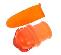 Abaodam Set de Couteaux à Pouce en Silicone Orange, Confortable et Facile à Nettoyer, pour Récolter Cerises et Poivrons, Outil de Jardinage Pratique pour Fruits et Légumes