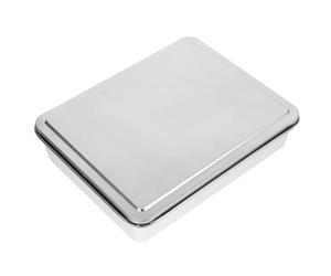 Abaodam Stainless Steel Cake Pan With Lid Baking Container pour Tiramisu et Gelatin Étanche et Facile à Démouler pour Pâtisserie Cuisine et Ateliers DIY