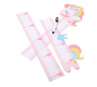 Abaodam Sticker Mural de Mesure de Hauteur pour Garçon Fille Motif Animaux Cartoon Autocollant Amovible Décor Chambre Garçon Fille pour Suivre Croissance et Décorer Mur