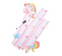 Abaodam Sticker Mural Design Animal Cartoon Toise de Croissance pour Garçon et Filles en Pvc Mesure de Hauteur Amovible 1 Set pour Chambre de Bébé ou Murs Intérieurs