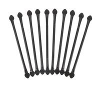 Abaodam Stylo à Double Pointe avec Éponge Haute Densité pour Modélisme Diy, 30 Pièces, Pinceaux Secs Noirs pour Effets de Vieillissement et Projets Artistiques