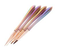 Abaodam Stylo à Nail Art 4 Pièces Pinceau Liner et Stylo Graffiti pour Déco Nail Art et Kit Professionnel Prothésiste Ongulaire